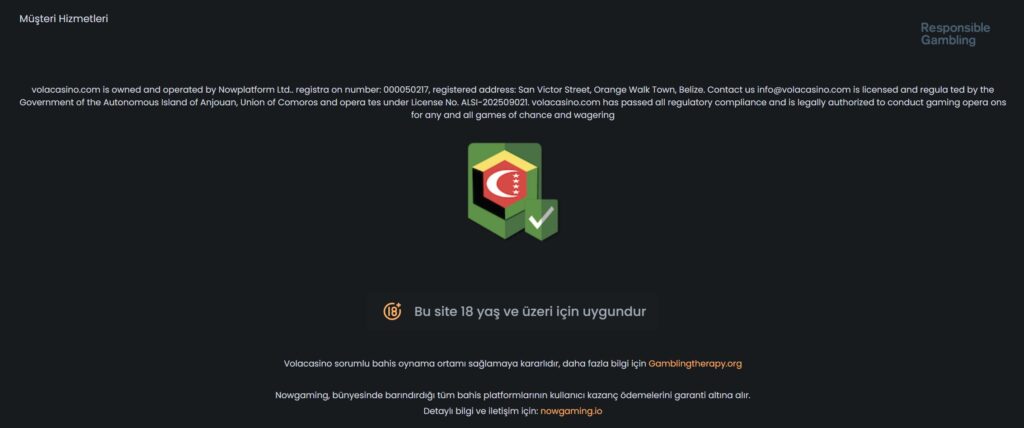 volacasino nasıl bir site